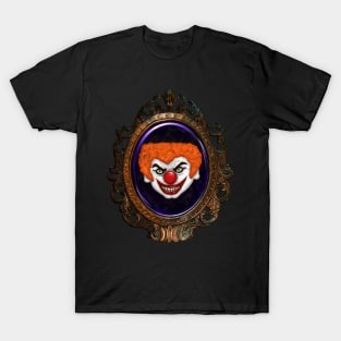 Creepy Cute JJ the Clown Copper Frame T-Shirt